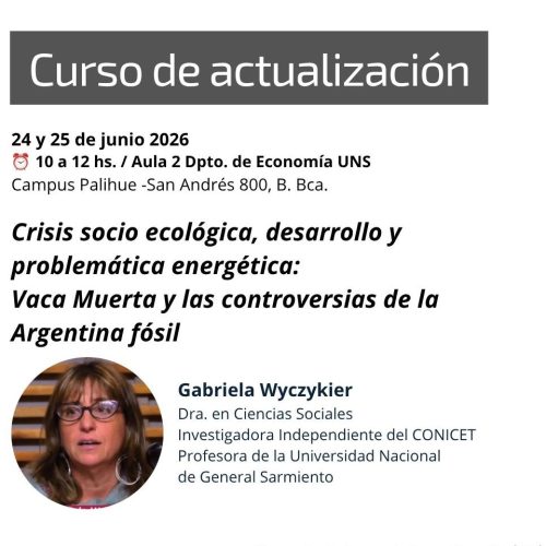 Curso sobre «controversias de la Argentina fósil»