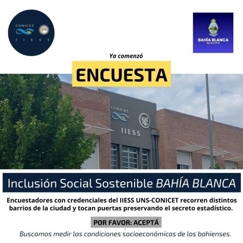 Encuesta de Inclusión Social Sostenible en Bahía Blanca