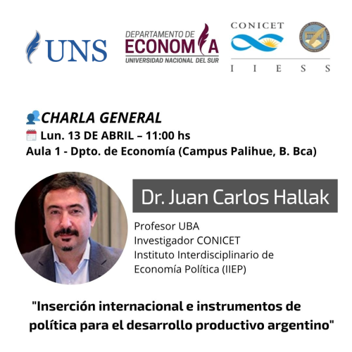 Próximas charlas de Juan Carlos Hallak