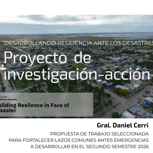 Proyecto seleccionado sobre resiliencia ante desastres