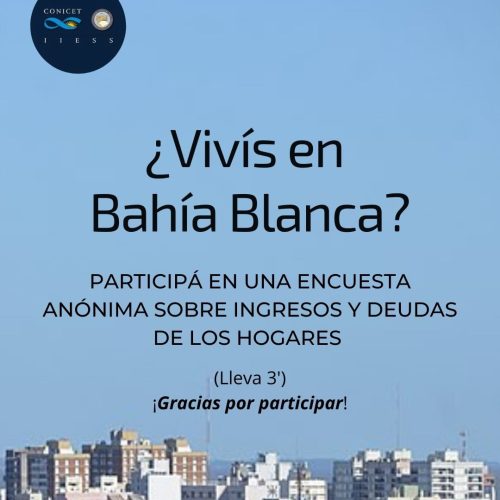 Encuesta sobre ingresos y deudas en Bahía Blanca 2025